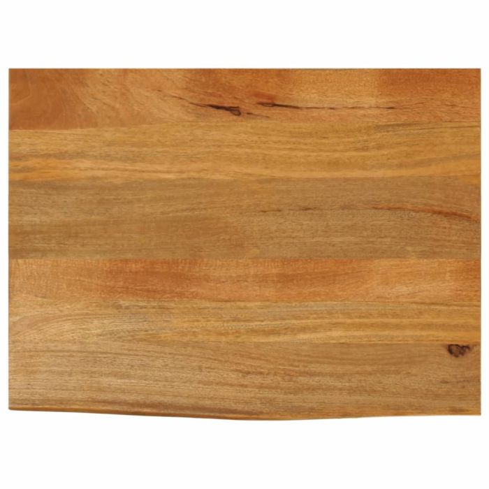 Table Top Live Edge 80x60x2.5 cm Solid Wood Mango - vid-370548