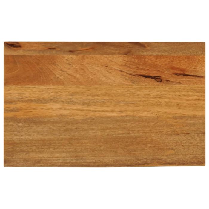 Table Top Live Edge 40x20x3.8 cm Solid Wood Mango - vid-370558