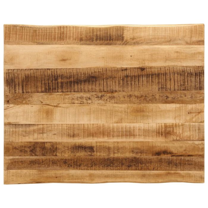 Table Top Live Edge 110x80x3.8 cm Solid Wood Rough Mango