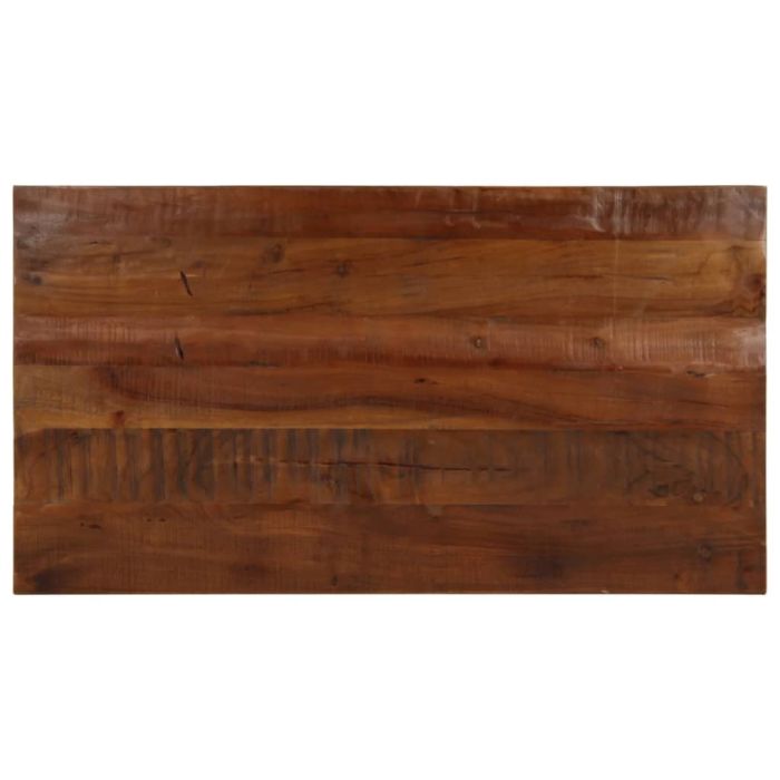 Table Top 110x70x2.5 cm Rectangular Solid Wood Reclaimed