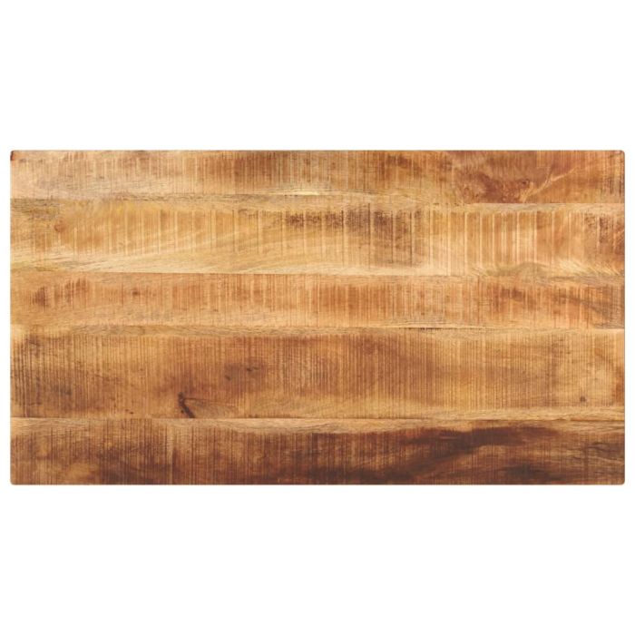 Table Top 120x50x2.5 cm Rectangular Solid Wood Rough Mango