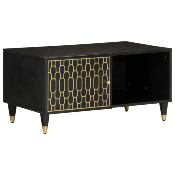 Coffee Table 80x50x40 cm Solid Wood Mango - vid-358324