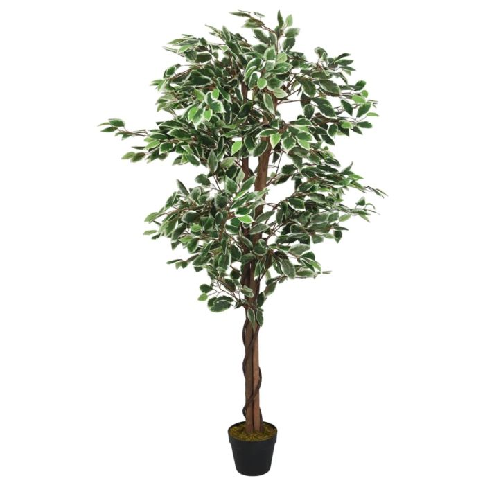 Artificial Ficus Tree 1008 Leaves 180cm Green