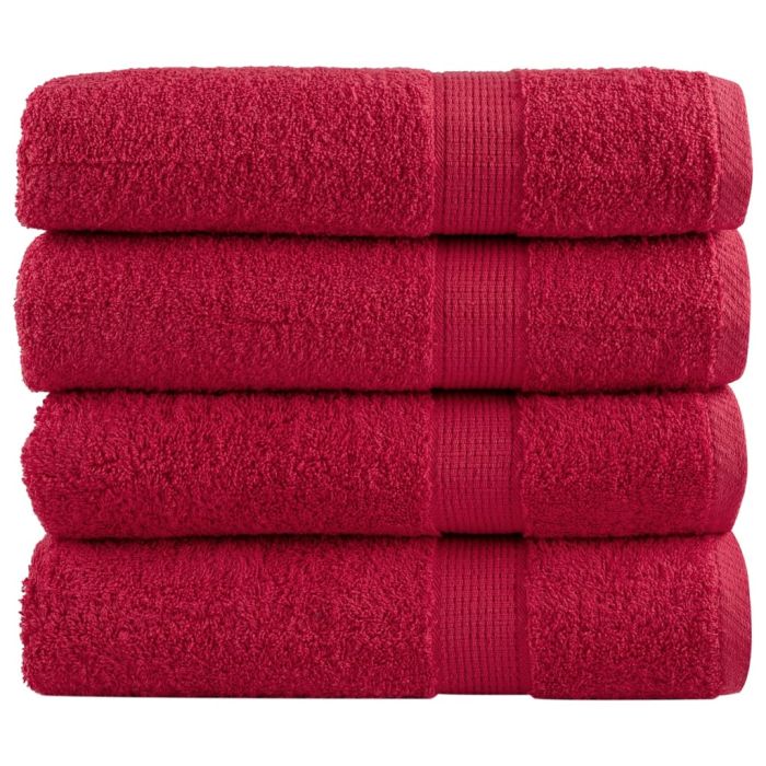 Premium Bath Towels SOLUND 4 pcs 100x150 cm 600 gsm - vid-137408