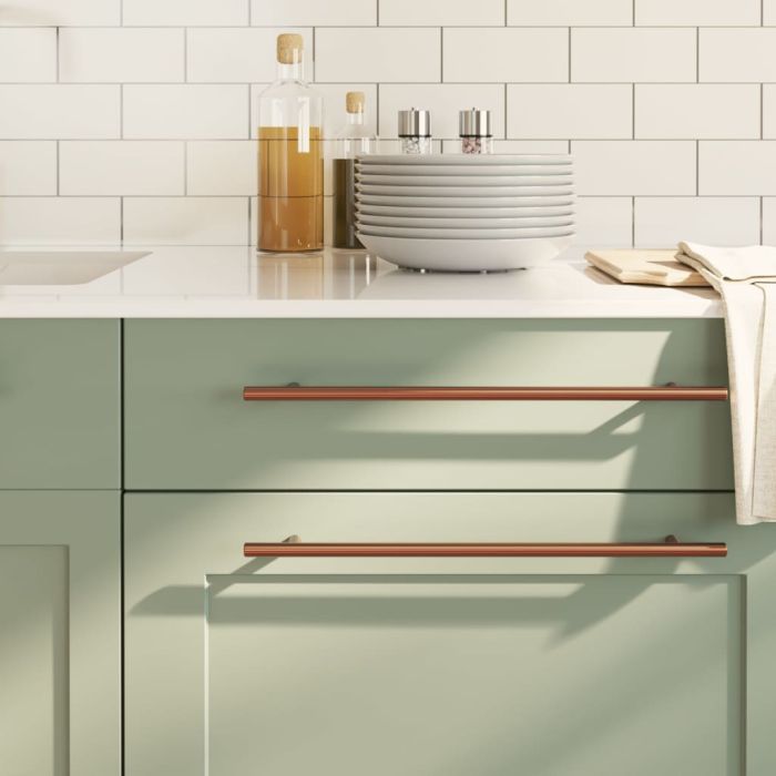 Cabinet Handles 20 Pcs Bronze 320mm Stainless Steel