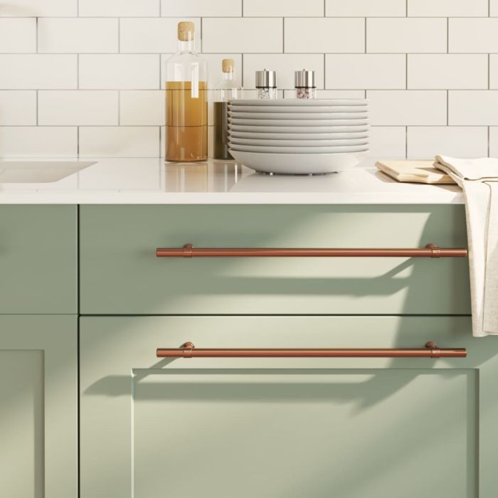 Cabinet Handles 20 Pcs Bronze 320mm Stainless Steel