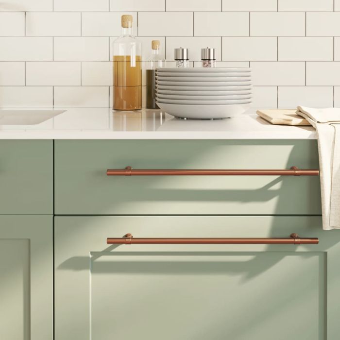 Cabinet Handles 5 Pcs Bronze 320mm Stainless Steel