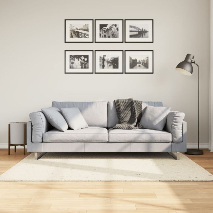 Shaggy Rug High Pile Modern Cream 120x170cm
