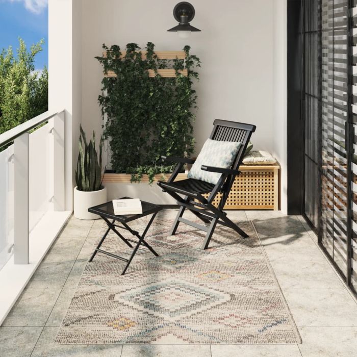 Rug ARBIZU Indoor and Outdoor Vintage Design 140x200 cm - vid-375704