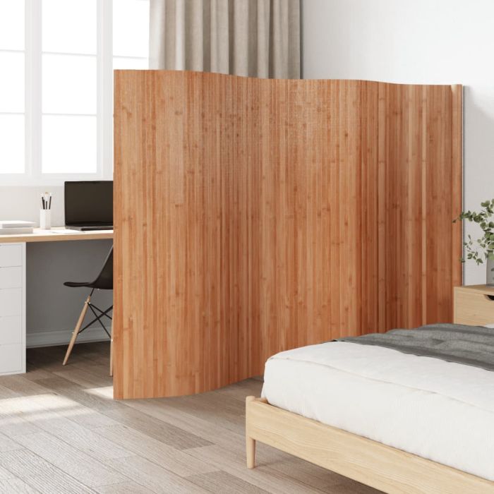Room Divider Natural 165x400 cm Bamboo