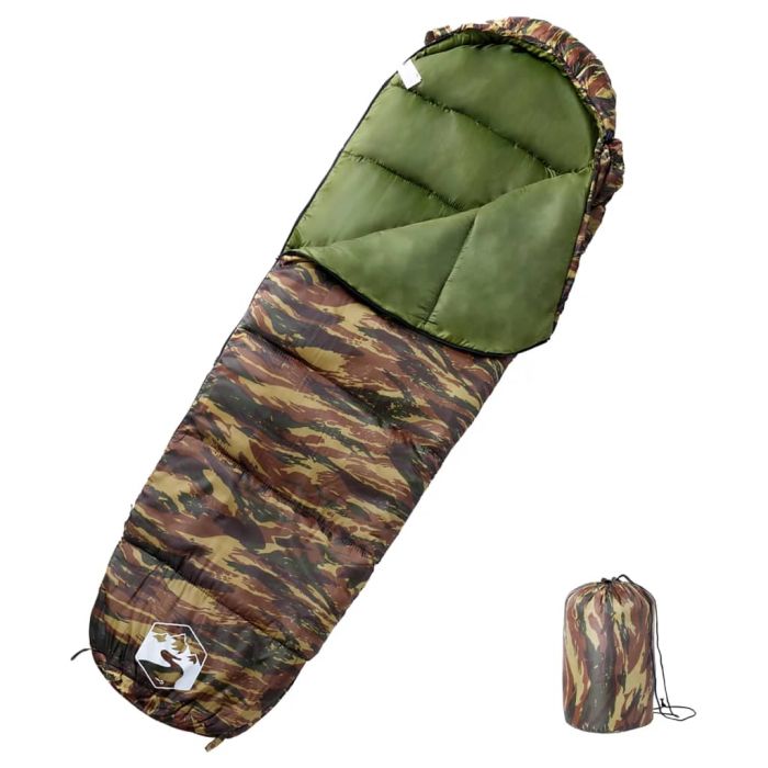 Mummy Sleeping Bag for Adults Camping 3 Seasons - vid-94505