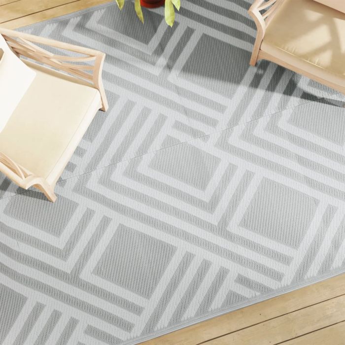 Outdoor Carpet ARAKIL Grey 190x290 cm PP