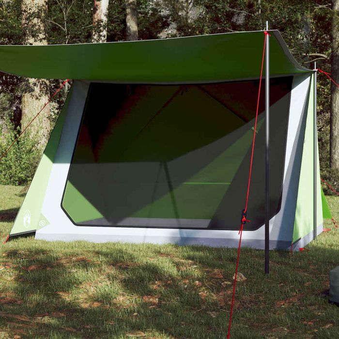 Camping Tent 2-Person Green Waterproof - vid-94530