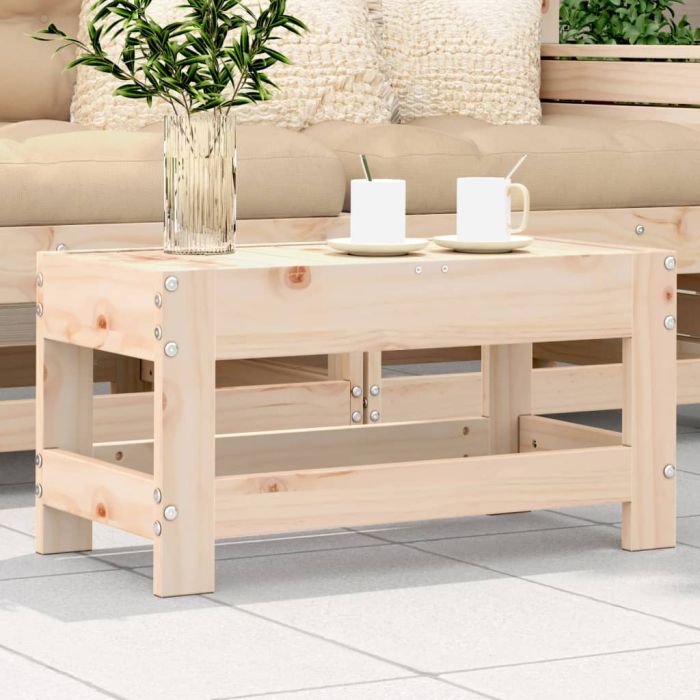 PLRLOFT Garden Footstool 62x30x32 cm Solid Wood - Pine