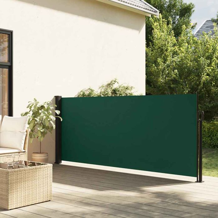 MAVGLEN Retractable Side Awning Dark 100x300 cm - Green