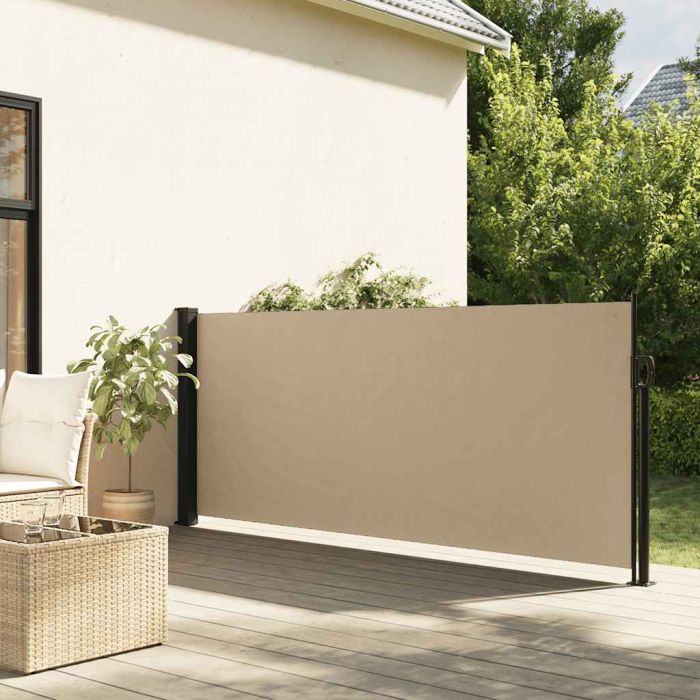 LIGLEN Retractable Side Awning 120x500 cm - Beige