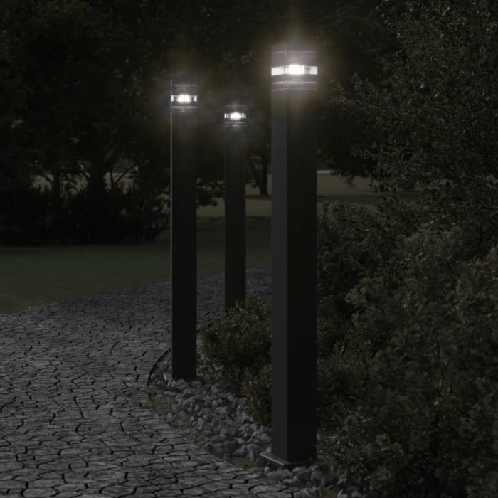 BAPARK Outdoor Floor Lamp 110 cm Aluminium - Black
