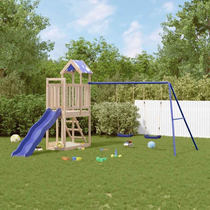 GAVALE Outdoor Playset Solid Wood - Pine