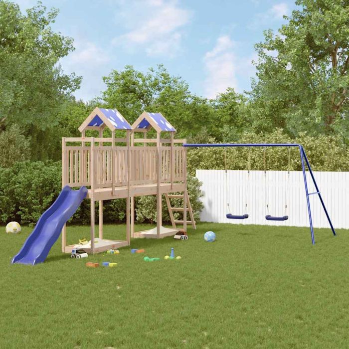 CAOMERE Outdoor Playset Solid Wood - Pine