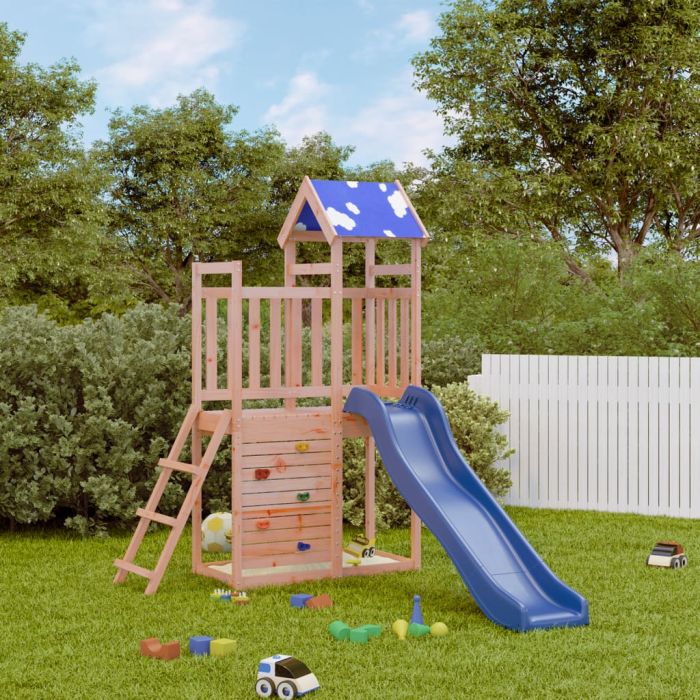 Outdoor Playset Solid Wood Douglas - vid-3279131