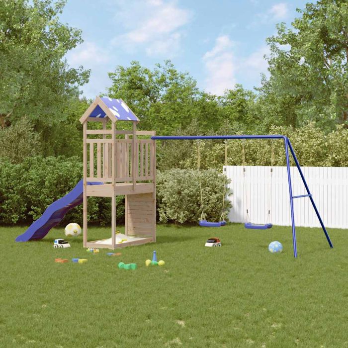 THNEST Outdoor Playset Solid Wood - Pine