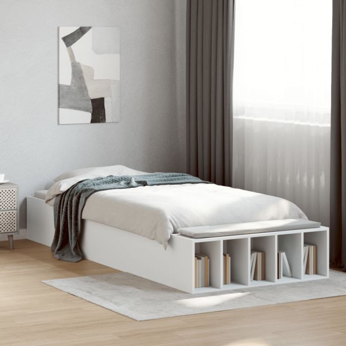 Bedframe White 90x200cm
