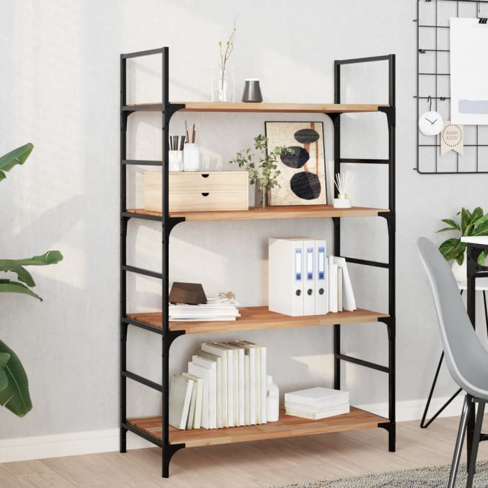 Floating Shelf 80x40x2 cm Oil Finished Solid Wood Acacia