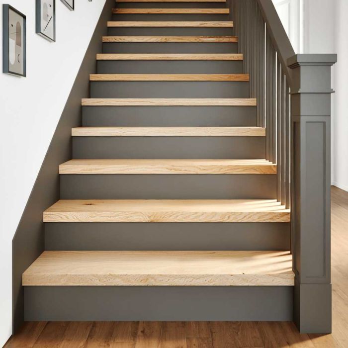 Stair Treads 12 Pieces Untreated 90x30x2 cm Solid Wood Oak