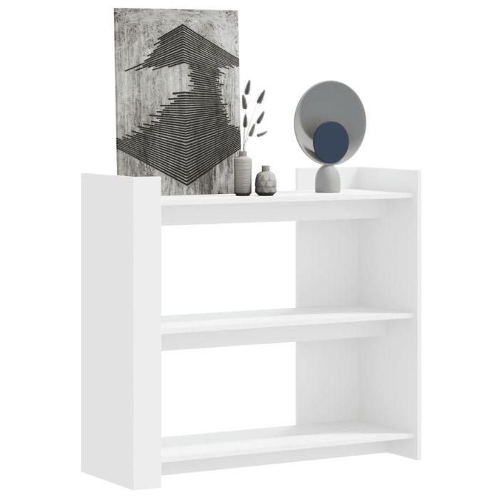 Console Table White 100x35x90 cm Engineered Wood - vid-848472