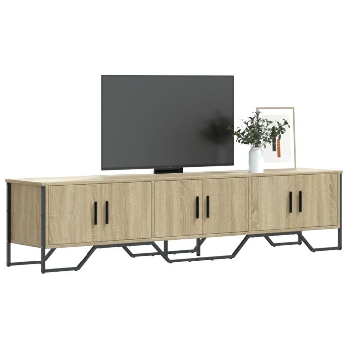 TV Cabinet Sonoma Oak 180x34x41 cm Engineered Wood - vid-848590