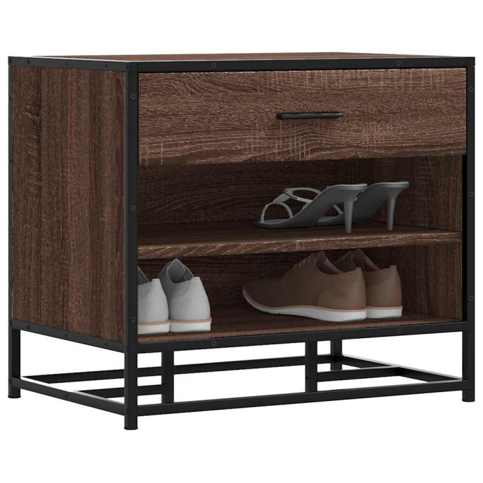 THUNDER Small Shoe Bench Brown Oak