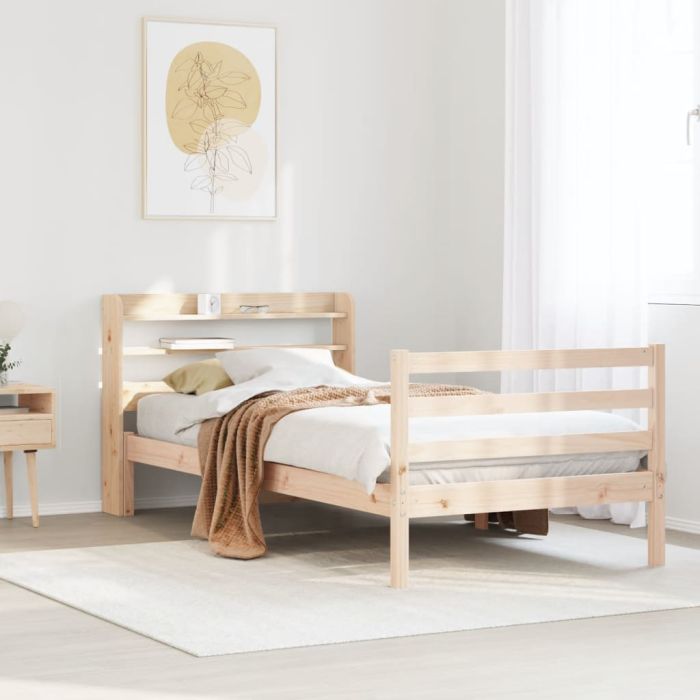 Bedframe with Headboard 75x190cm Small Single