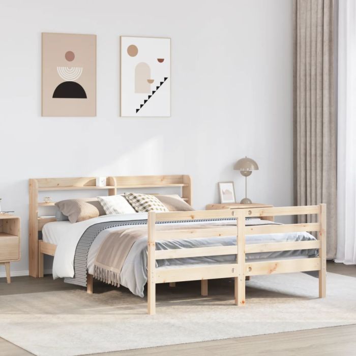 Bedframe with Headboard 150x200cm King Size
