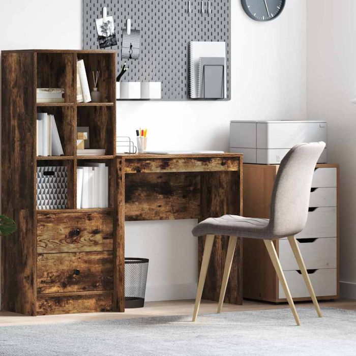 Smoked Oak Writing Desk Smoked Oak MDF 70 x 40 x 76 cm Durable