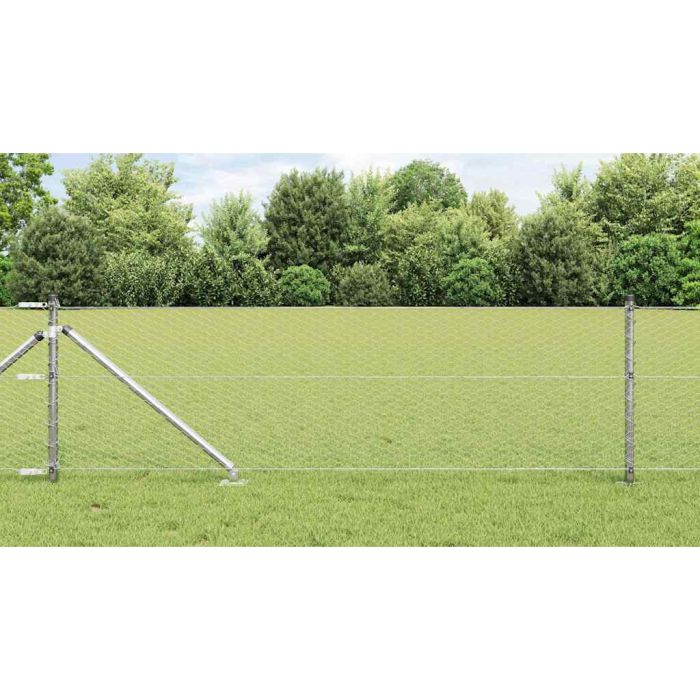 Hexagon Fence 0.6x10 m Galvanised Steel