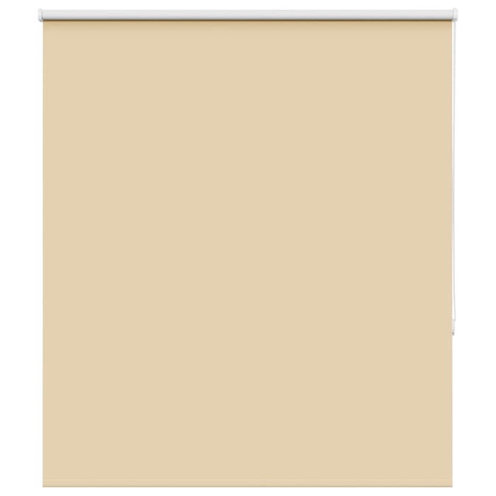 Roller Blind Blackout Beige 130x150 cm Fabric Width 126.6 cm Polyester