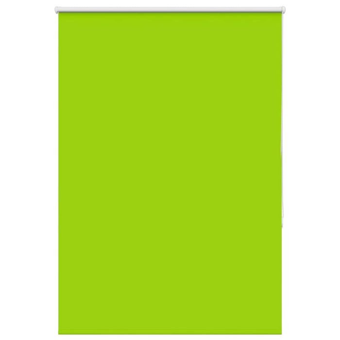 Roller Blind Blackout Leaves Green 100x130 cm Fabric Width 95.7 cm Polyester