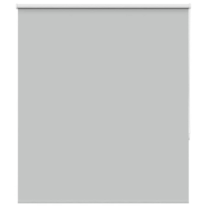 Roller Blind Blackout Light Grey 120x175 cm Fabric Width 116.6 cm Polyester