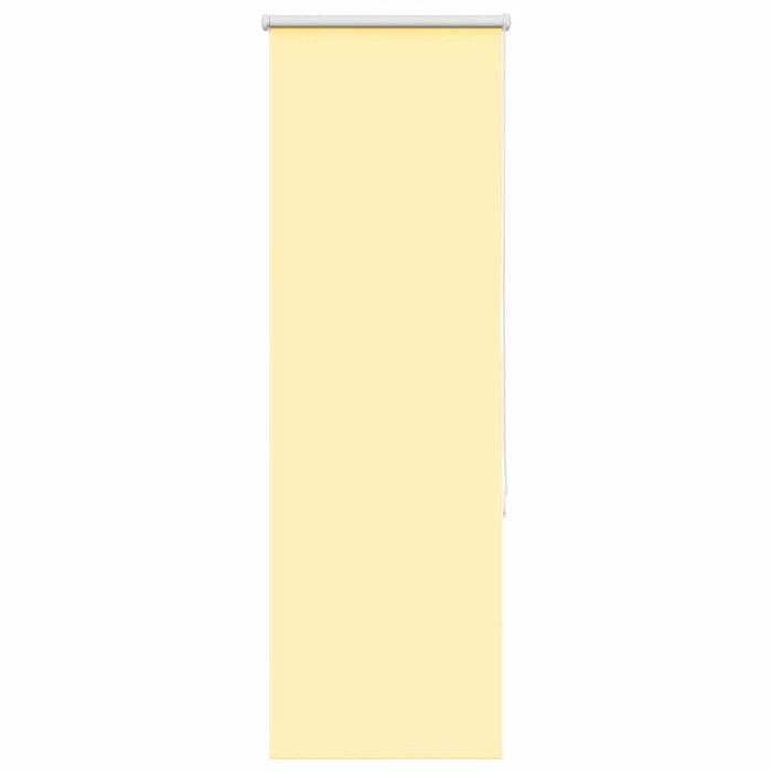 Roller Blind Blackout Yellow 40x130 cm Fabric Width 35.7 cm Polyester