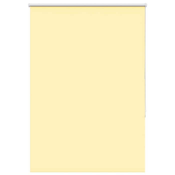 Roller Blind Blackout Yellow 90x130 cm Fabric Width 85.7 cm Polyester