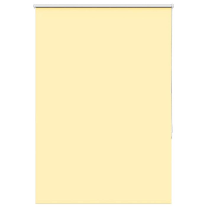 Roller Blind Blackout Yellow 105x150 cm Fabric Width 100.7 cm Polyester