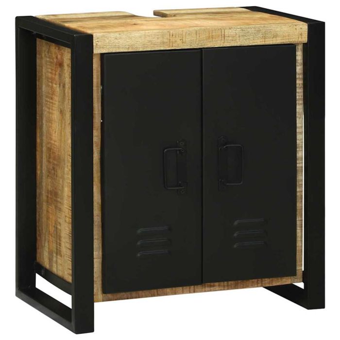 Sink Cabinet 55x35x60 cm Solid Wood Rough Mango