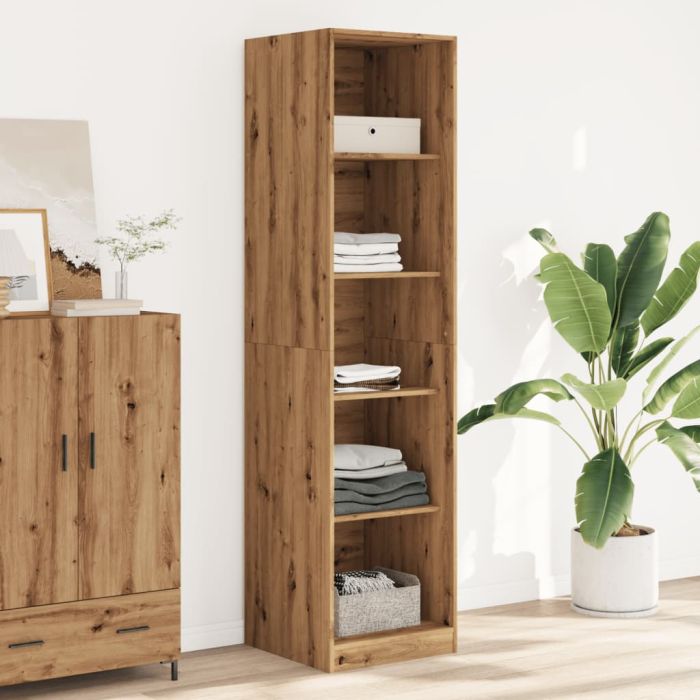 Wardrobe Artisian Oak 50x50x200 cm Engineered Wood - vid-3307719