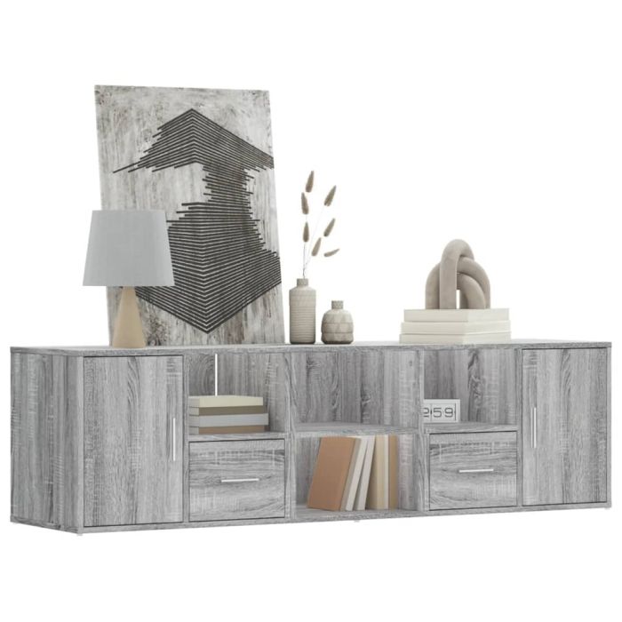 Corner Cabinet Grey Sonoma 160x40x45 cm Engineered Wood