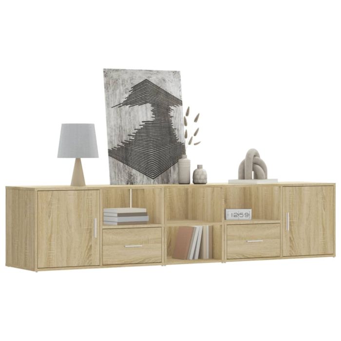 Corner Cabinet Sonoma Oak 200x40x45 cm Engineered Wood
