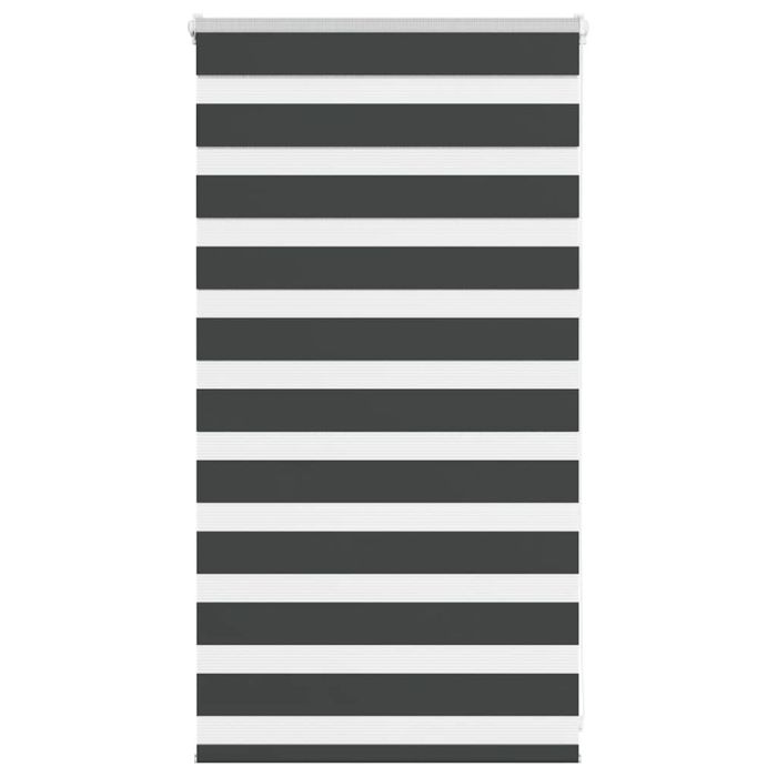 Zebra Blind Black 80x100 cm Fabric Width 75.9 cm Polyester