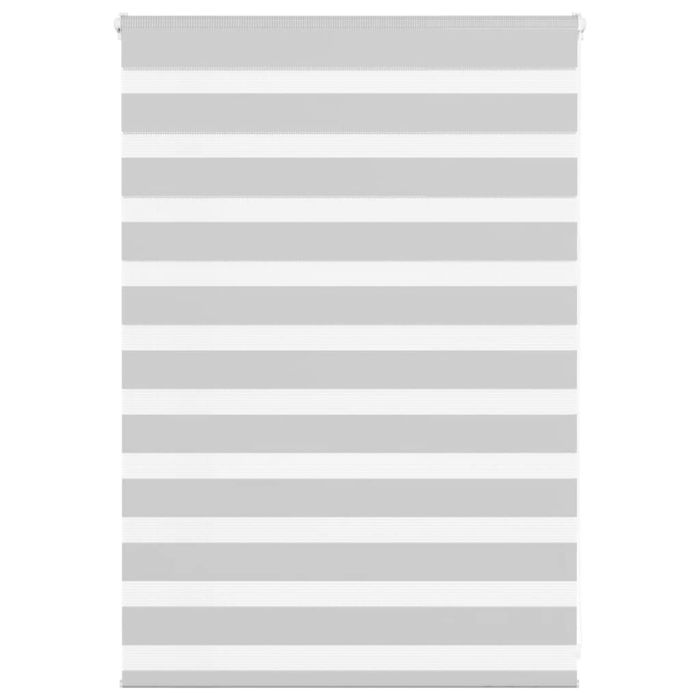 Zebra Blind Light Grey 105x100 cm Fabric Width 100.9 cm Polyester
