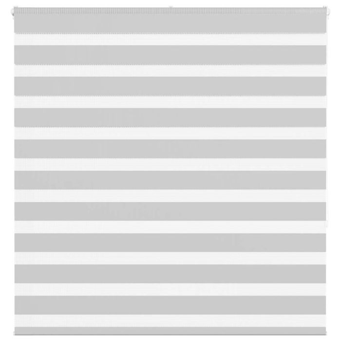 Zebra Blind Light Grey 150x150 cm Fabric Width 145.9 cm Polyester