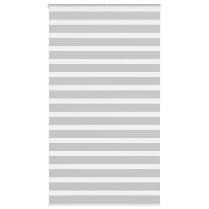 Zebra Blind Light Grey 120x200 cm Fabric Width 115.9 cm Polyester