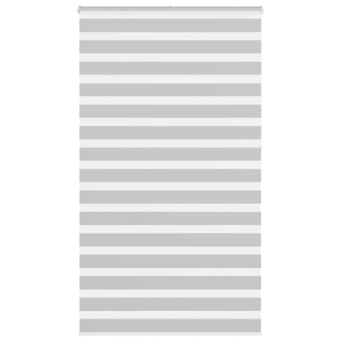 Zebra Blind Light Grey 125x230 cm Fabric Width 120.9 cm Polyester